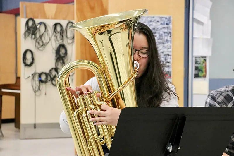 High School Canada - music class
